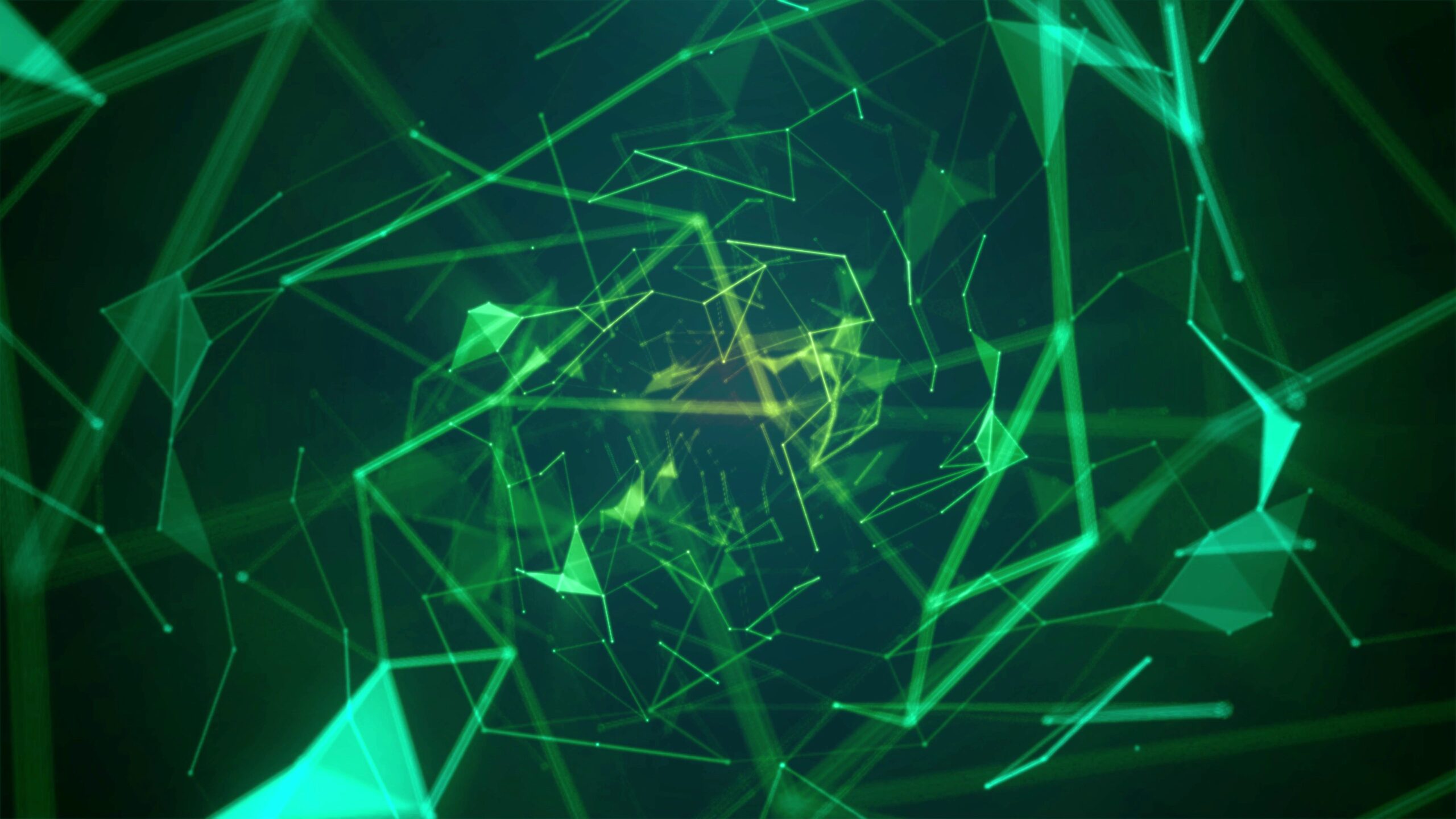 4K Green Plexus Particles Motion Background || VFX Free To Use 4K ...