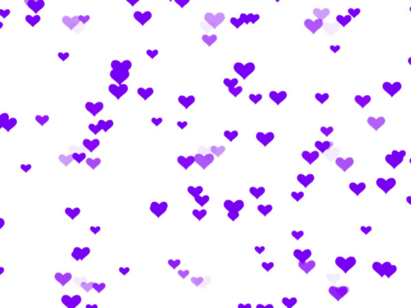 4K Purple Hearts Motion Background || FREE DOWNLOAD || Valentine’s Day Screensaver || Stock Footage