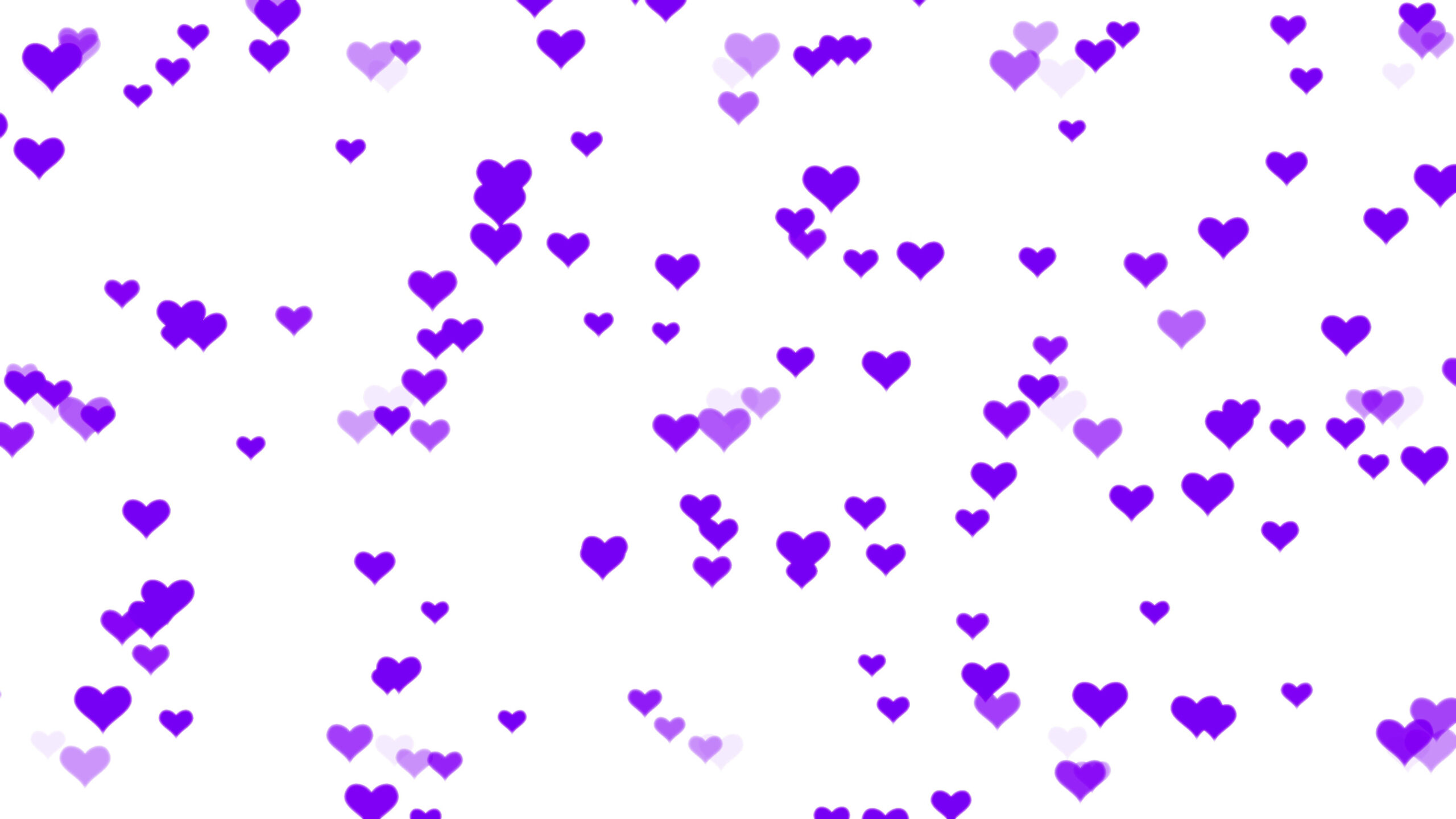 4K Purple Hearts Motion Background || FREE DOWNLOAD || Valentine’s Day Screensaver || Stock Footage