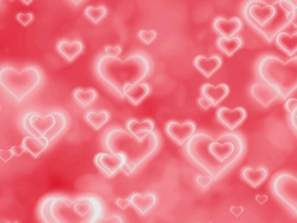 Glowing Hearts Valentine’s Day Screensaver || FREE DOWNLOAD || 4K Motion Background