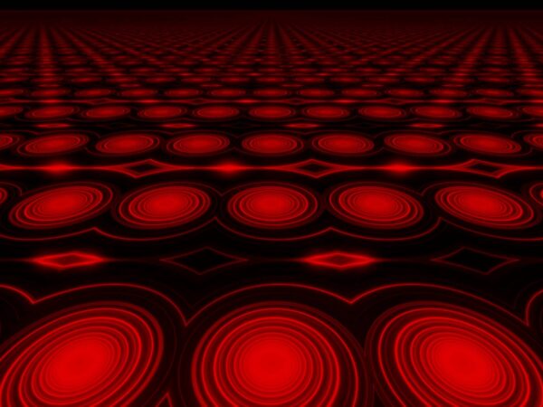 4K Glowing Red Circles Motion Background || VFX Free To Use 4K Screensaver || Free Download