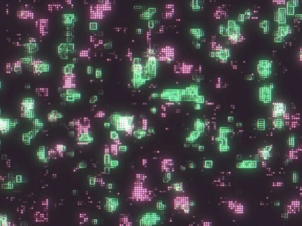 4K Green & Pink Pixels Screensaver || UHD Free To Use Motion Background || Free Download