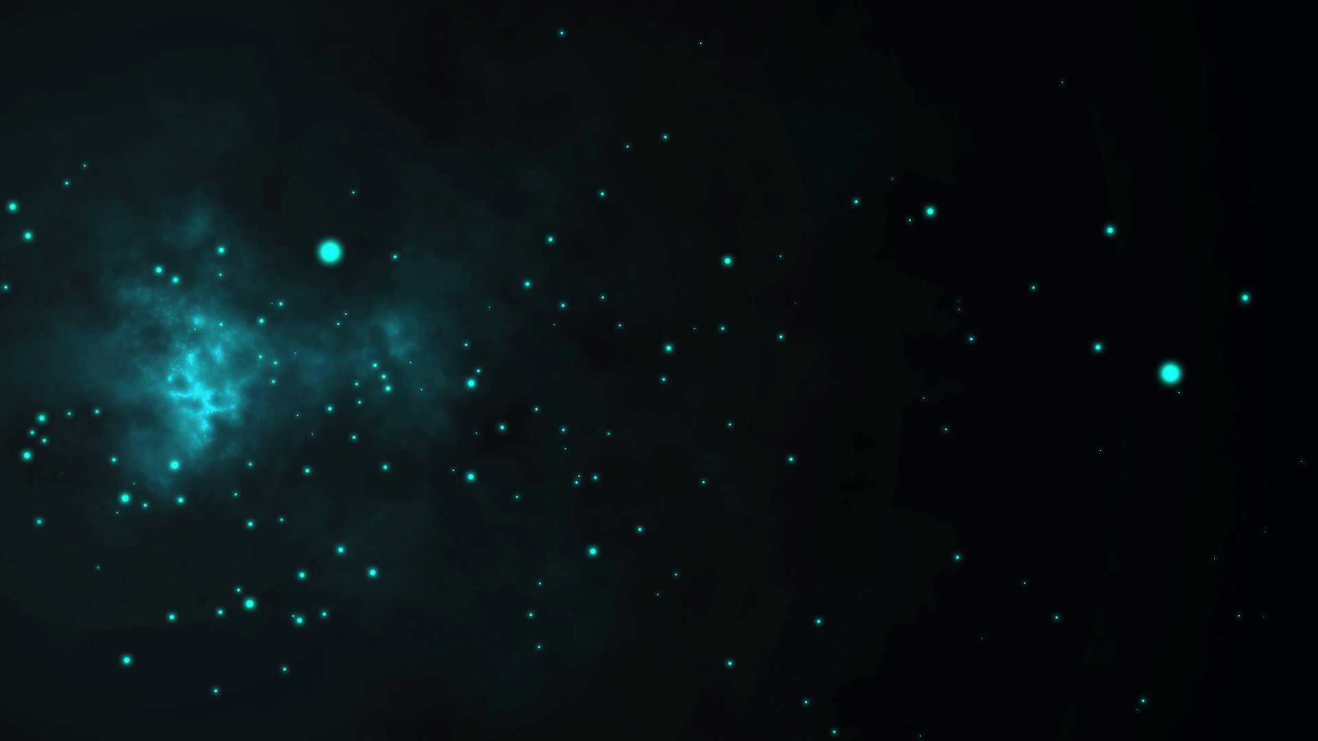 4K Glowing Cyan Particles Motion Background || VFX Free To Use Screensaver || Free Download