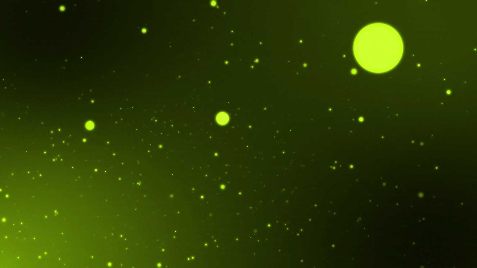 4K Glowing Lime Particles Motion Background || VFX Free To Use Screensaver || Free Download