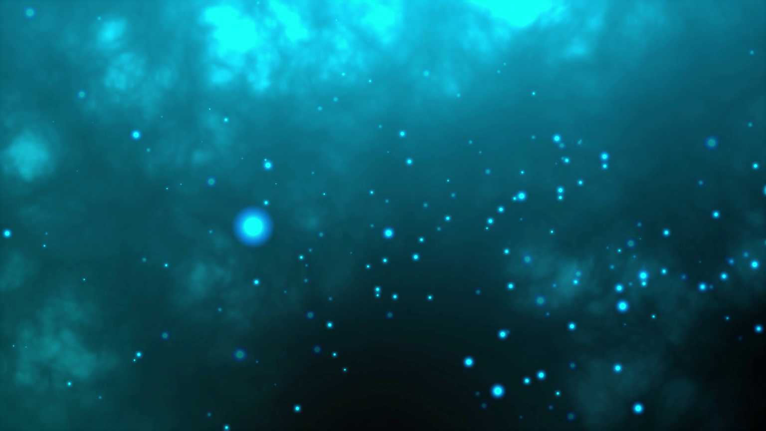 4K Glowing Light Blue Particles Looped Motion Background || Free To Use Screensaver || Free Download