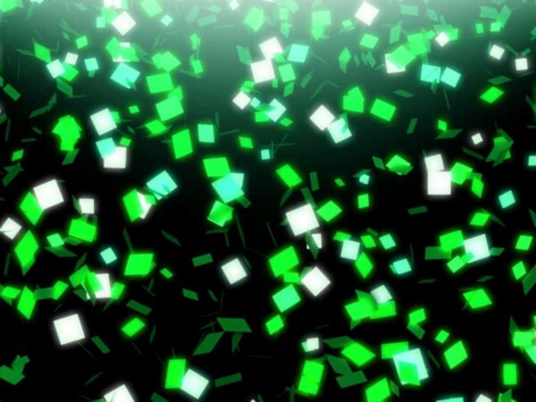 4K Green Particles Falling Motion Background || VFX Free To Use 4K Screensaver