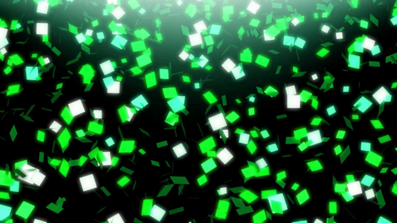 4K Green Particles Falling Motion Background || VFX Free To Use 4K Screensaver