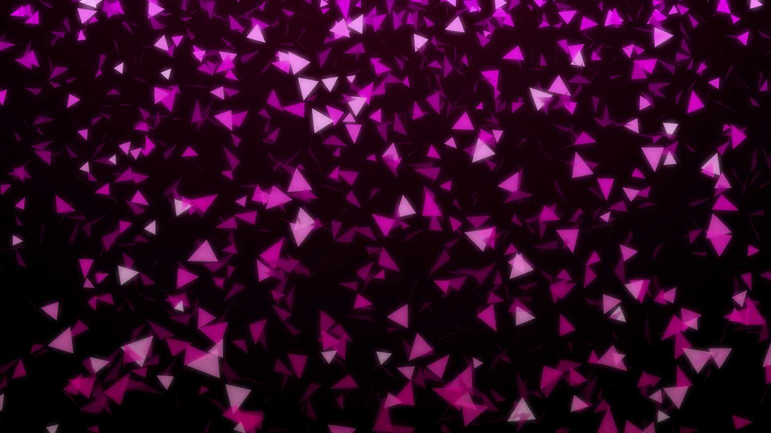 4K Pink Triangle Particles Falling Motion Background || VFX Free To Use 4K Screensaver