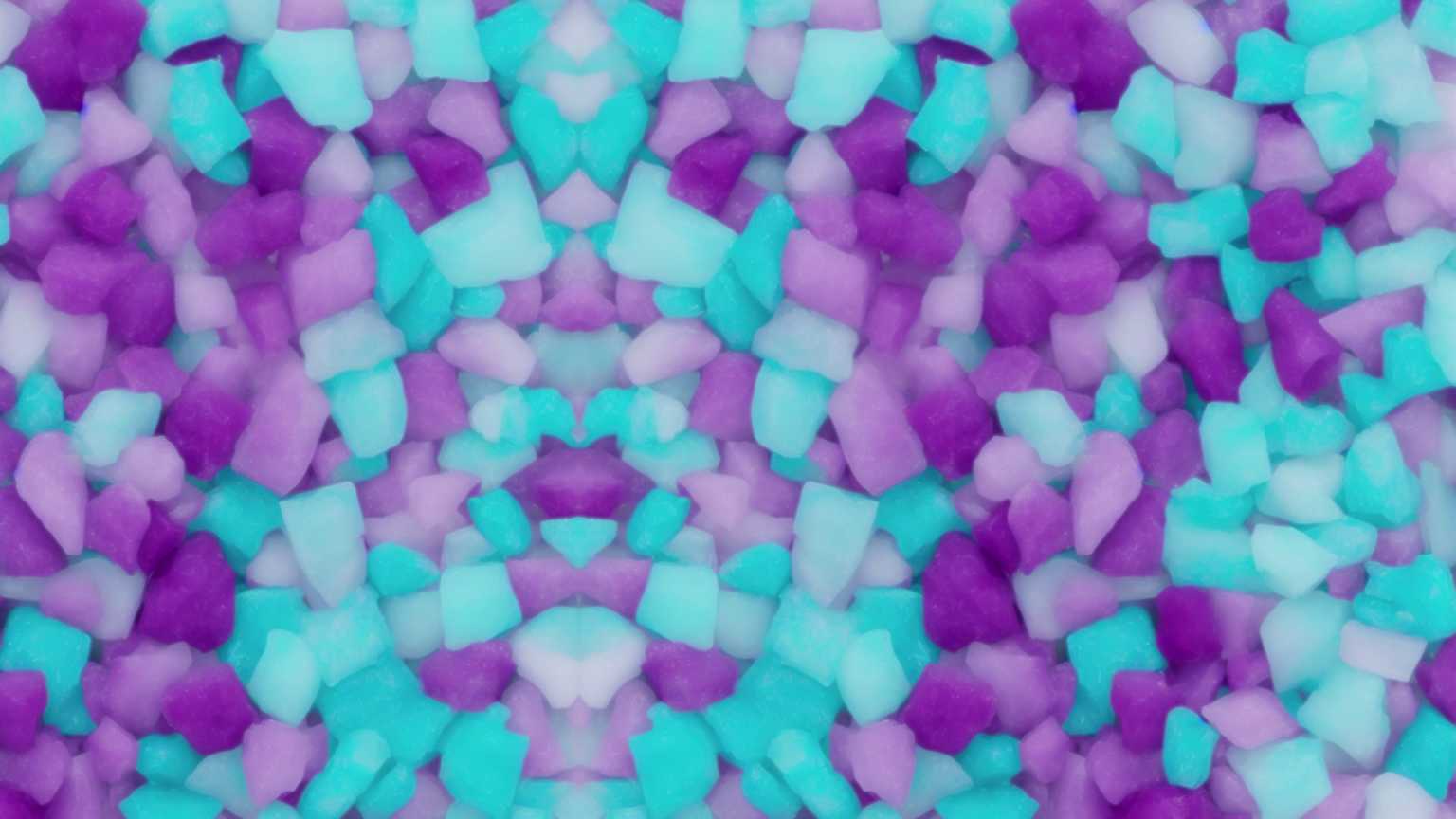 4K Purple & Cyan Pebbles Motion Background || VFX Free To Use 4K Screensaver || FREE DOWNLOAD