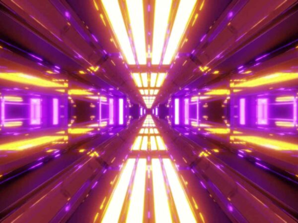 4K Light Tunnel Motion Background || Free To Use Video || VFX 4K Screensaver