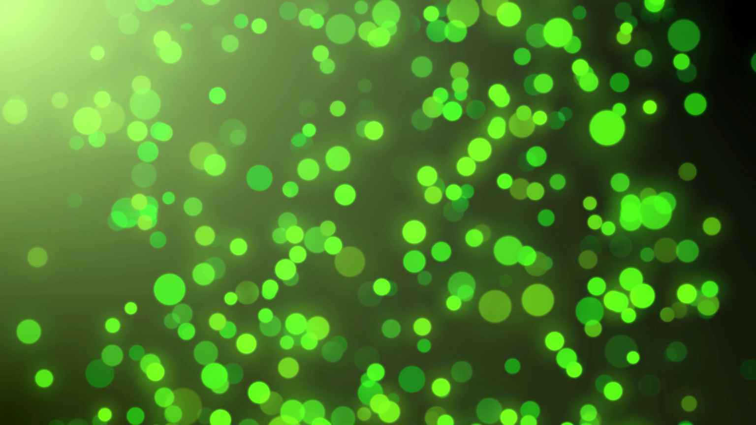 4K Glowing Green Particles Looped Motion Background || VFX Free To Use Screensaver