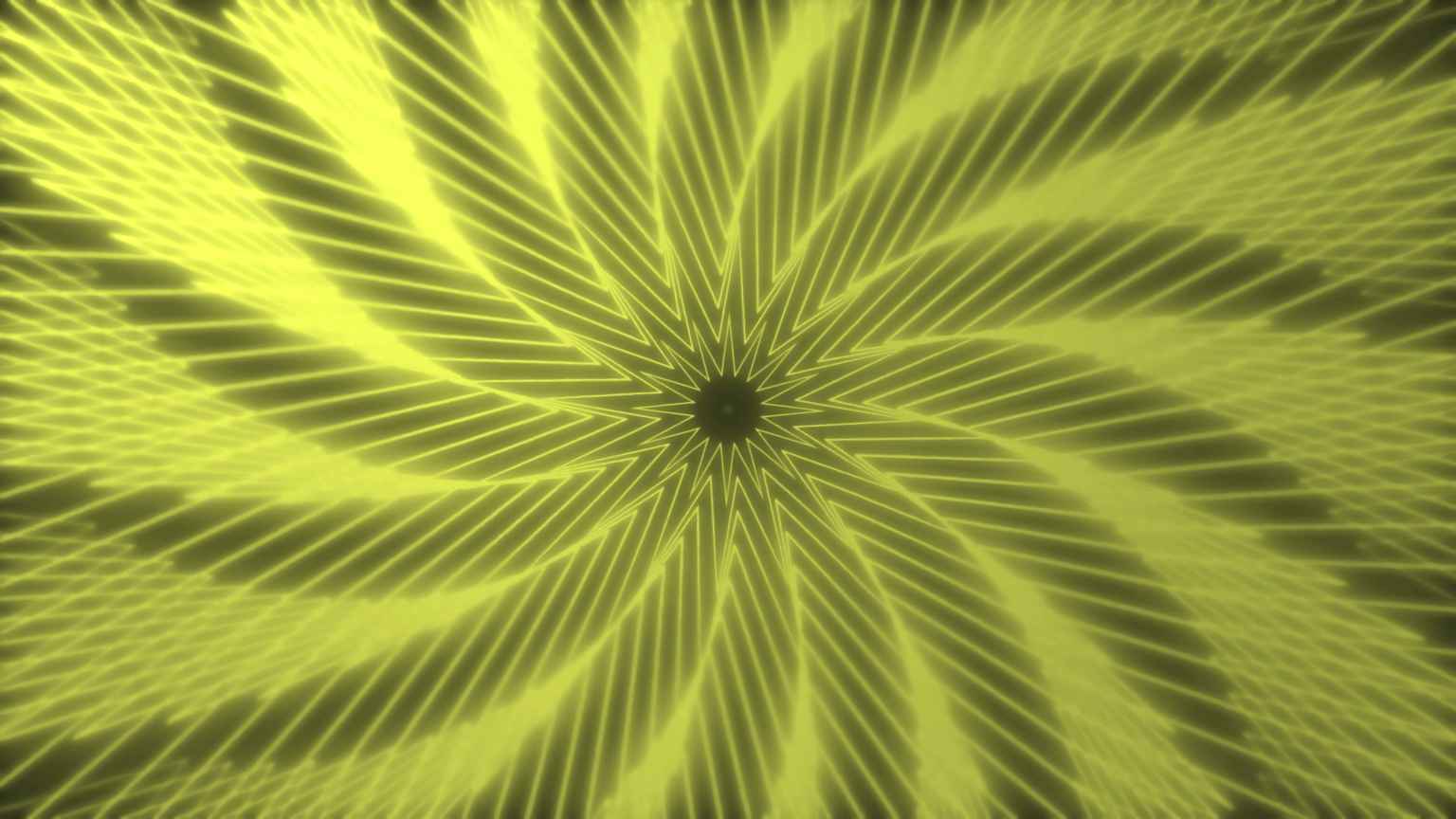 4K Glowing Yellow Spiral Looped Screensaver || Free To Use UHD Motion Background || FREE DOWNLOAD