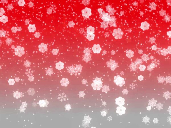 4K Christmas Themed Snowflakes Motion Background || Free Screensaver